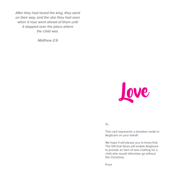 Red - Gift of Love - $25.00